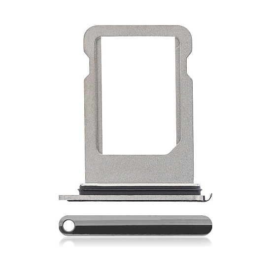 Sim Card Tray with Rubber Seal - Silver OEM for iPhone XS