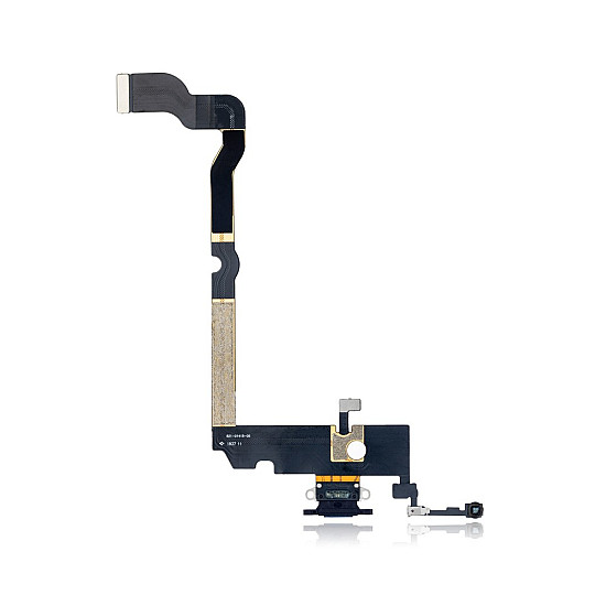 Charging Port with Microphone Flex Cable - Black OEM for iPhone XS Max