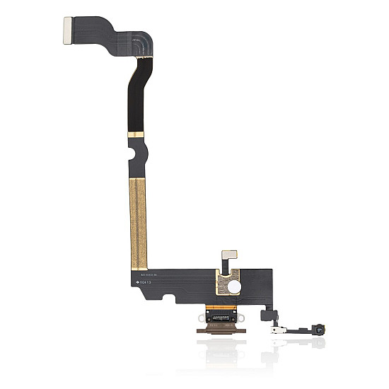 Charging Port with Microphone Flex Cable - Gold OEM for iPhone XS Max