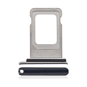 Sim Card Tray with Rubber Seal - Silver OEM for iPhone XS Max Sim Card Tray with Rubber Seal - Silver OEM for iPhone XS Max
