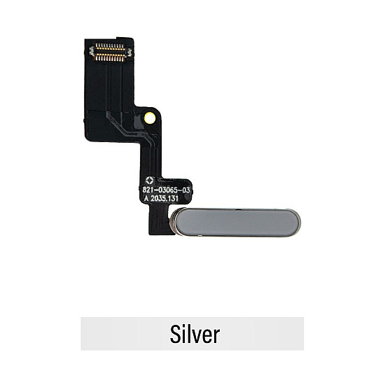 Power Button Flex Cable - Silver for iPad 10 (2022) / iPad 11 (2025)