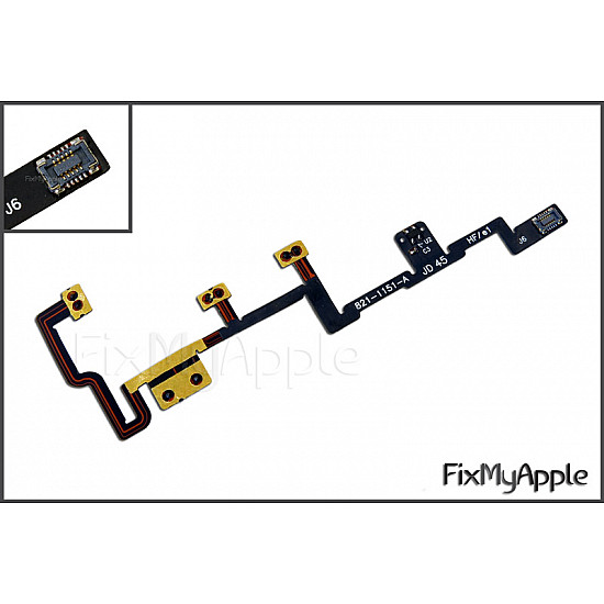 Power and Volume Button Flex Cable OEM for iPad 2