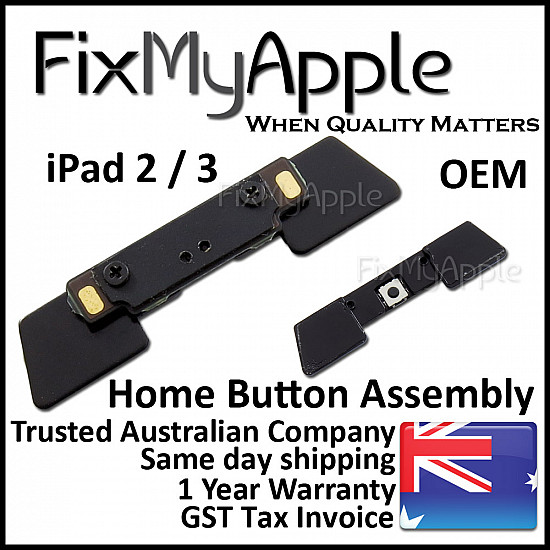Home Button Control Board with Bracket OEM for iPad 3 (The new iPad)