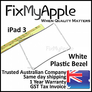 Middle Frame Bezel - White for iPad 3 (The new iPad)