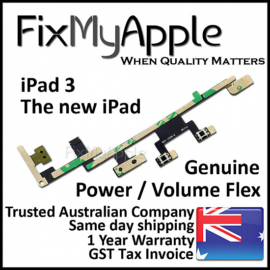 Power and Volume Button Flex Cable OEM for iPad 3 (The new iPad)