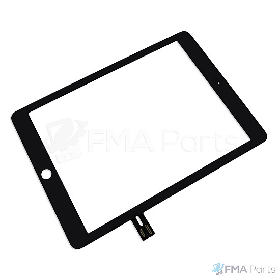 Glass Touch Screen Digitizer - Black (With Adhesive) for iPad 6 (2018)
