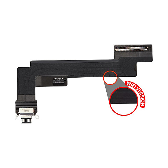 Charging Port Flex Cable - Space Grey OEM for iPad Air 5 (Wi-Fi)