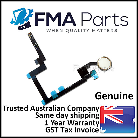 Home Button Flex Cable Assembly - Gold OEM for iPad Mini 3