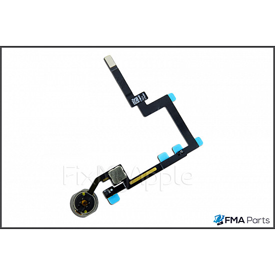 Home Button Flex Cable Assembly - Space Grey OEM for iPad Mini 3