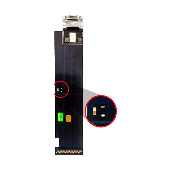 Charging Port Flex Cable - Space Grey OEM for iPad Pro 12.9 (2015) (Wi-Fi + Cellular)