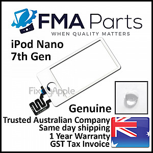 Glass Touch Screen Digitizer - White OEM for iPod Nano 7th Gen