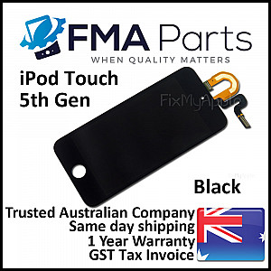 LCD Touch Screen Digitizer Assembly - Black for iPod Touch 5th / 6th Gen
