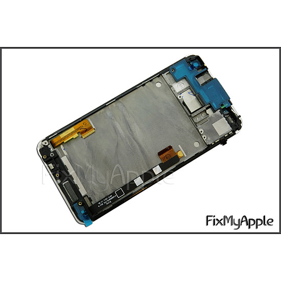 HTC One (M7) LCD Touch Screen Digitizer Assembly with Frame - Silver OEM