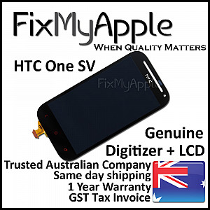 HTC One SV LCD Touch Screen Digitizer Assembly - Black OEM