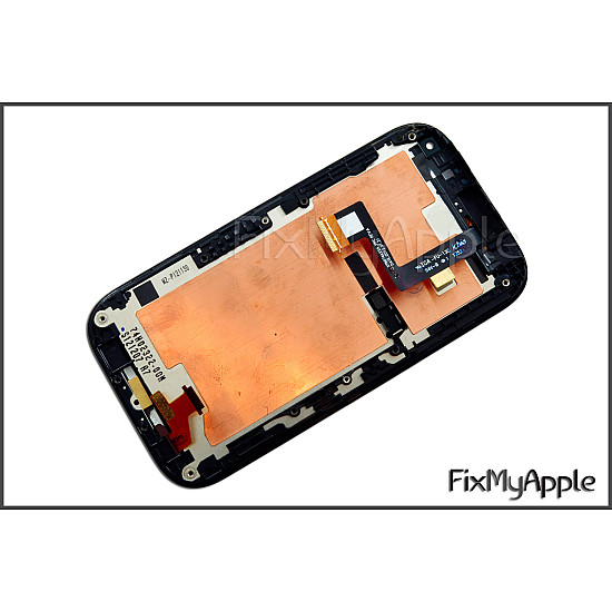 HTC One SV LCD Touch Screen Digitizer Assembly with Frame - Black OEM