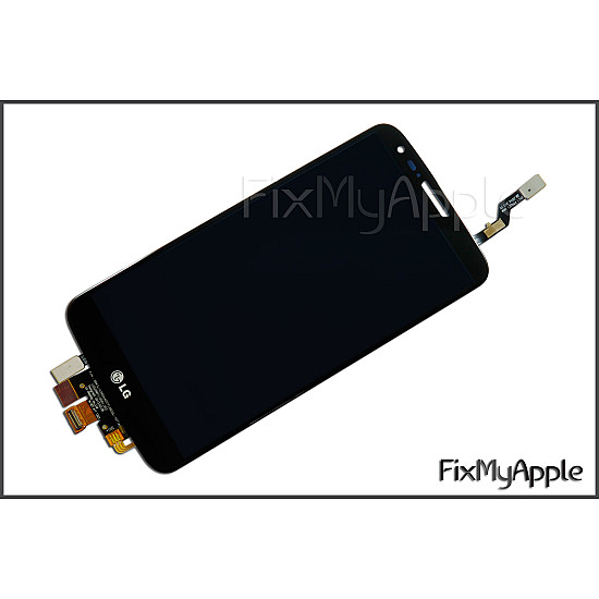 LG G2 D802 LCD Touch Screen Digitizer Assembly - Black OEM (With Adhesive)