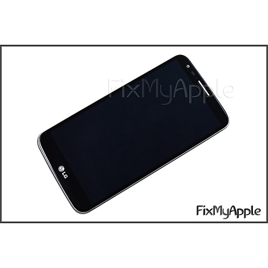 LG G2 D802 LCD Touch Screen Digitizer Assembly with Frame - Black OEM
