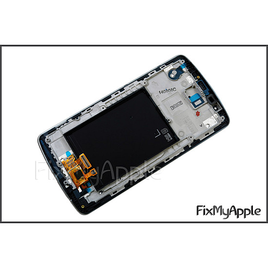 LG G3 D855 LCD Touch Screen Digitizer Assembly with Frame - Black OEM