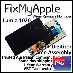 Nokia Lumia 1020 LCD Touch Screen Digitizer Assembly with Frame OEM