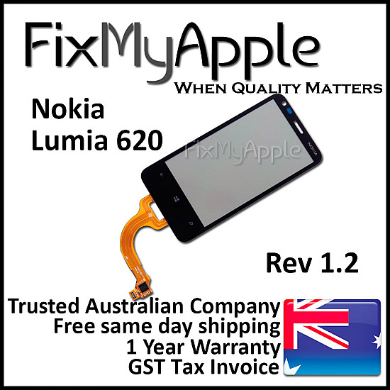 Nokia Lumia 620 Glass Touch Screen Digitizer Rev 1.2