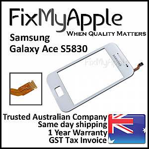 Samsung Galaxy Ace S5830 Glass Touch Screen Digitizer - White OEM