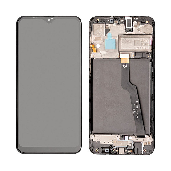[Aftermarket LCD] LCD Touch Screen Digitizer Assembly with Frame - Black for Samsung Galaxy A10 A105