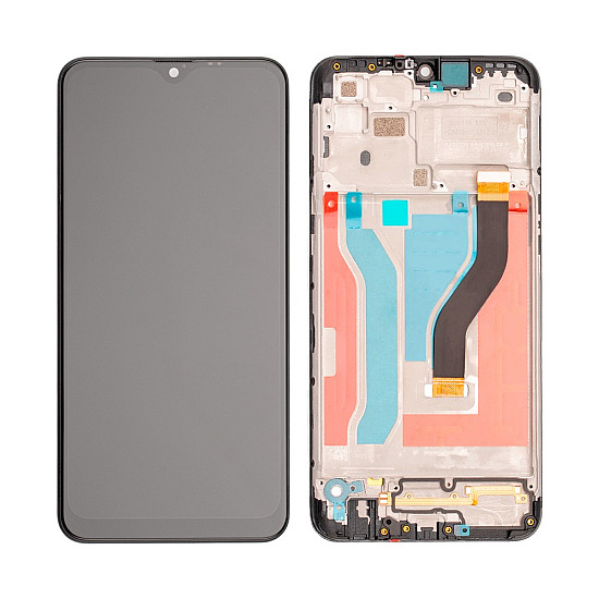 Samsung Galaxy A10s A107 LCD Touch Screen Digitizer Assembly with Frame - Black [Aftermarket LCD]