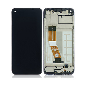 [Aftermarket LCD] LCD Touch Screen Digitizer Assembly with Frame - Black for Samsung Galaxy A11 A115