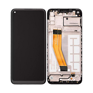 [Service Pack] LCD Touch Screen Digitizer Assembly with Frame - Black for Samsung Galaxy A11 A115