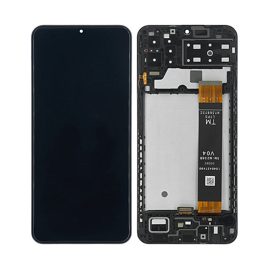 [Aftermarket LCD] LCD Touch Screen Digitizer Assembly with Frame - Black for Samsung Galaxy A13 A135
