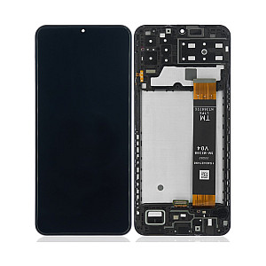 [Service Pack] LCD Touch Screen Digitizer Assembly with Frame - Black for Samsung Galaxy A13 A135