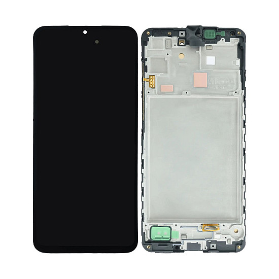 [Aftermarket OLED] OLED Touch Screen Digitizer Assembly with Frame - Blue Black for Samsung Galaxy A16 5G A166