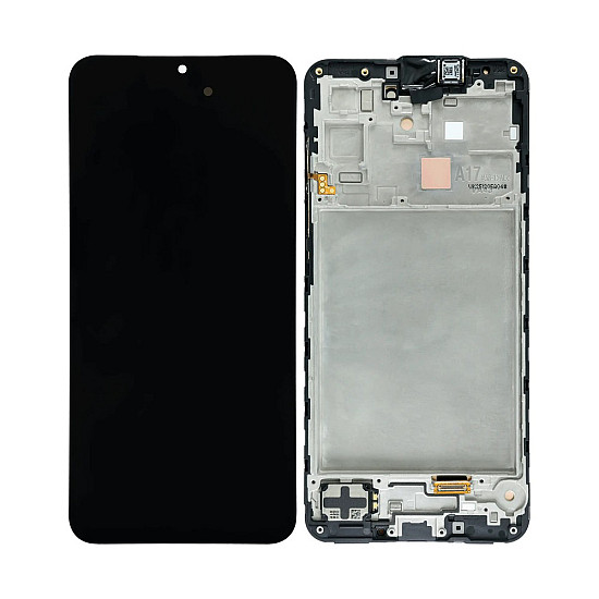 Samsung Galaxy A17 4G A175 OLED Touch Screen Digitizer Assembly with Frame - Black [Aftermarket OLED]