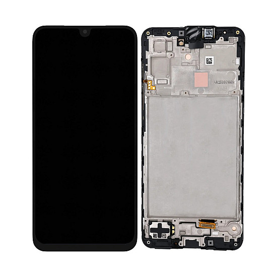 [Service Pack] OLED Touch Screen Digitizer Assembly with Frame - Black for Samsung Galaxy A17 4G A175