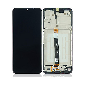 [Service Pack] LCD Touch Screen Digitizer Assembly with Frame - Black for Samsung Galaxy A22 5G A226