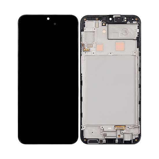Samsung Galaxy A24 A245 OLED Touch Screen Digitizer Assembly with Frame - Black [Service Pack]