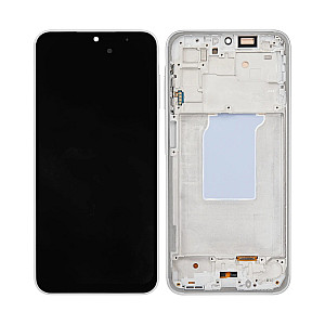 [Service Pack] OLED Touch Screen Digitizer Assembly with Frame - White for Samsung Galaxy A26 5G A266