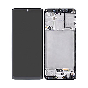[Service Pack] OLED Touch Screen Digitizer Assembly with Frame - Black for Samsung Galaxy A31 A315