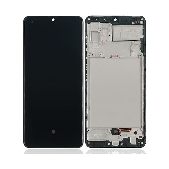 [Service Pack] OLED Touch Screen Digitizer Assembly with Frame - Black for Samsung Galaxy A32 4G A325