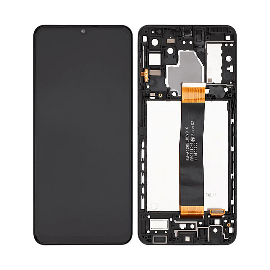 Samsung Galaxy A32 5G A326 LCD Touch Screen Digitizer Assembly with Frame - Awesome Black [Aftermarket LCD]