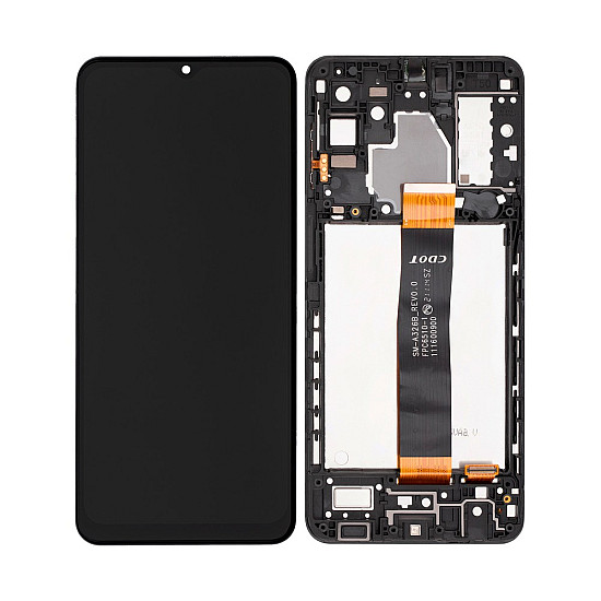 [Service Pack] LCD Touch Screen Digitizer Assembly with Frame - Awesome Black for Samsung Galaxy A32 5G A326