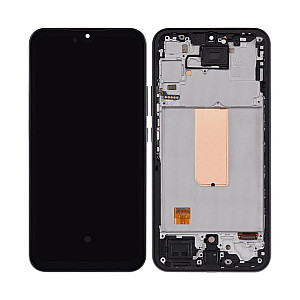 [Aftermarket OLED] OLED Touch Screen Digitizer Assembly with Frame - Black for Samsung Galaxy A34 5G A346