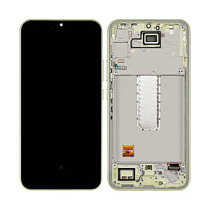 [Service Pack] OLED Touch Screen Digitizer Assembly with Frame - Lime for Samsung Galaxy A34 5G A346