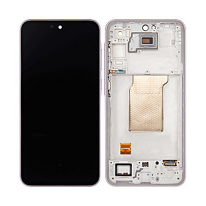 [Service Pack] OLED Touch Screen Digitizer Assembly with Frame - Lilac for Samsung Galaxy A35 5G A356