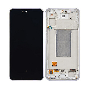 [Service Pack] OLED Touch Screen Digitizer Assembly with Frame - Lavender for Samsung Galaxy A36 5G A366