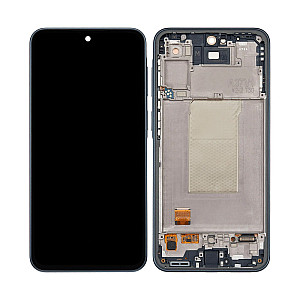 [Service Pack] OLED Touch Screen Digitizer Assembly with Frame - Grey Green for Samsung Galaxy A37 5G A376