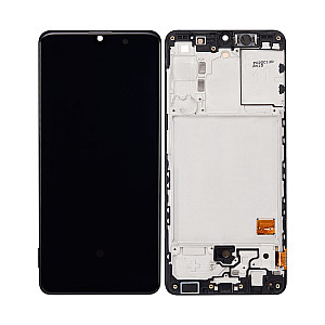 [Service Pack] OLED Touch Screen Digitizer Assembly with Frame - Black for Samsung Galaxy A41 A415