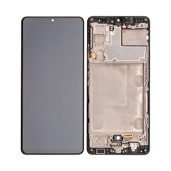 Samsung Galaxy A42 5G A426 OLED Touch Screen Digitizer Assembly with Frame - Black [Aftermarket OLED]