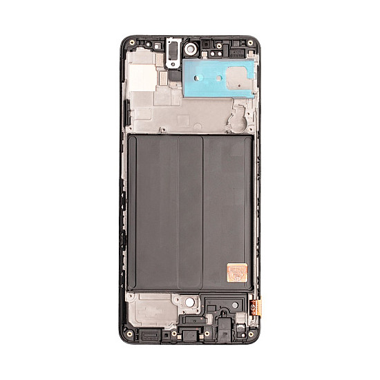 Samsung Galaxy A51 A515 OLED Touch Screen Digitizer Assembly with Frame - Black [Refurbished]