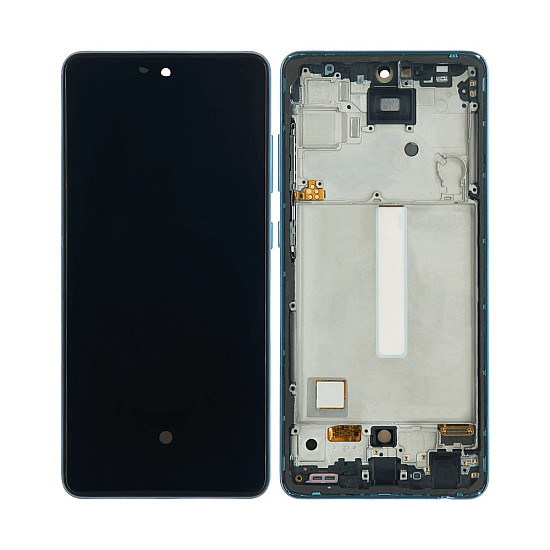 [Aftermarket OLED] OLED Touch Screen Digitizer Assembly with Frame - Black for Samsung Galaxy A52 A525 / A52 5G A526 / A52s 5G A528